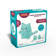 Купить Набор для вязания "Miadolla" "Мятный котик" (AMG-0143) — Фото №1
