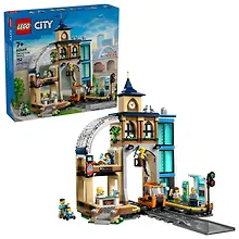 Купить 60469 Конструктор детский LEGO City Центральный железнодорожный вокзал, 752 деталей, возраст 7+ — Фото №1