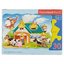 Купить Пазл Castorland MIDI Пожарная бригада 30эл, 32*23см В-03525 — Фото №1