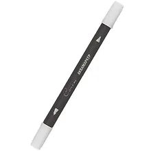 Купить Маркер акварельный "Сонет", двухсторон., кисть и тонкий наконечник, светло-серый, сонет — Фото №1