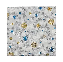 Купить Коробка подарочная "Snowflaces" 15,5*15,5*6,5см, Новый год, картон — Фото №1