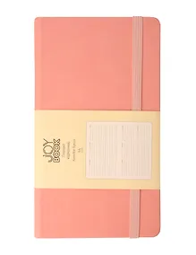 Купить Планинг недат. 64л "Joy Book" персиковый пух, карманный, иск.кожа 7Б, скругл.углы, тонир.блок, резинка, офсет, ляссе — Фото №1