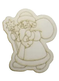 Купить Трафарет с магнитом Дед Мороз № 1 (148х210) (MG-004) (3+) (Песочный мир) — Фото №1