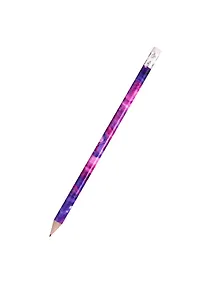 Купить Карандаш Colorful style violet, чернографитный HB с ластиком — Фото №1