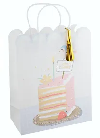 Купить Пакет А4 26*32*12 "Party in on!" нейтр., бум., тиснение золот.фольгой, кисточка — Фото №1