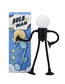 Купить Мини-лампа LED Человечек-лампочка черный (17х6) (12-Wenhua-202508-L3) — Фото №1