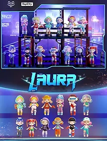 Купить Коллекционная фигурка Киберпанк Laura, 11см, 12-Toycity-20269, Blind Box, ToyCity 15+ — Фото №1