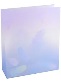 Купить Пакет А4 32*27*10 "Перышки" жен., пластик — Фото №1