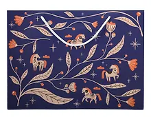 Купить Пакет А4 26*36 "Lucky"синий, НГ, бум.мат.ламинат — Фото №1