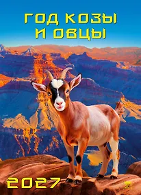 Купить Календарь 2027г 250*345 «Год козы и овцы с улыбкой» настенный, на спирали — Фото №1