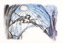 Купить Открытка "Челябинск. Скульптура "Сфера любви"" — Фото №1