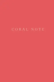 Купить Coral Note (твердый переплет) — Фото №1