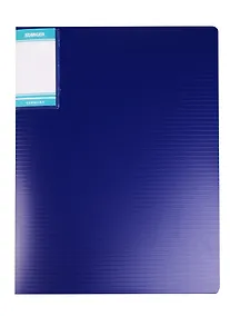 Купить Папка-скоросшиватель "Hor Lines", синяя — Фото №1