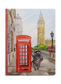 Купить Блокнот Здесь был енот (Лондон) — Фото №1