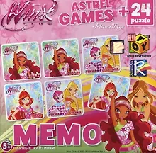 Купить НИ Винкс Мемо (8454) (+24 puzzle) (5+) (коробка) — Фото №1