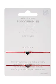 Купить Набор парных браслетов с подвеской «Сердечки» (Lafilaf) — Фото №1