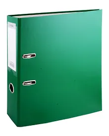 Купить Папка архивная 70 мм А4 зеленая, бумвинил, прозрачный карман, Стамм — Фото №1