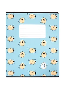 Купить Тетрадь в клетку Academy Style, "Овальные зверята", 18 листов, в ассортименте — Фото №1