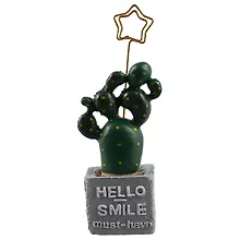 Купить Держатель для визиток в квадратном кашпо (полистоун) (8,5см) — Фото №1