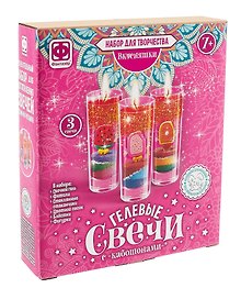 Купить Набор для творчества Фантазёр. Гелевые свечи с кабашонами «Вкусняшки» — Фото №1