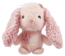 Купить Мягкая игрушка Зайка волнистые ушки розовый — Фото №1