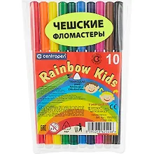 Купить Фломастеры Centropen, "Радуга", 10 цветов — Фото №1
