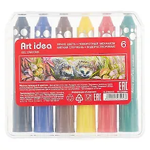 Купить Гелевые мелки Art idea, 6 цветов — Фото №1