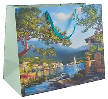 Купить Пакет А3+ 40*50*25 "Пейзаж" нейтр., бум.мат.ламинат — Фото №1