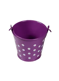 Купить Набор для творчества, Декоративное изделие из жести ведро в горошек, h=5,2(5,5см)см, d=6см — Фото №1