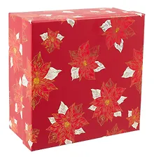 Купить Коробка подарочная "Flowers" 20*20*9.5, НГ, картон — Фото №1