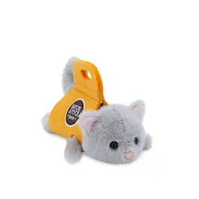 Купить Мягкая игрушка Котенок в сумке (серый) (6/72) (K402/13) — Фото №1