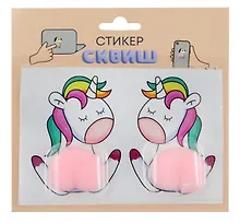 Купить Наклейка сквиш антистресс. Единорог — Фото №1