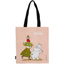 Купить Сумка MOOMIN "Муми-тролль и Снусмумрик с малышкой Мю", 40 х 32 см. — Фото №1