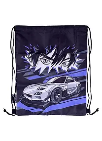 Купить Мешок для сменной обуви "Аниме с тачкой" 34*42см — Фото №1