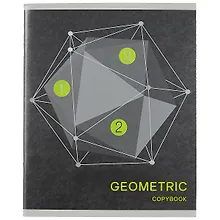 Купить Тетрадь в клетку Listoff, Geometric, 96 листов, в ассортименте — Фото №1