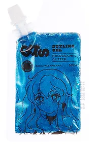 Купить Глиттер-гель `GIS` для волос, лица и тела Cosmic Blue 30 мл (229209) — Фото №1