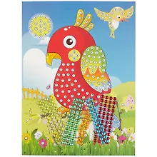 Купить Аппликация стразами Попугай 26х19см (орр) — Фото №1