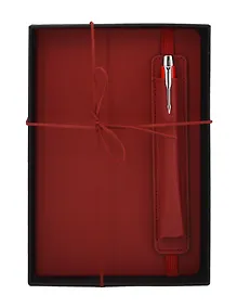 Купить Набор канцелярский "Cherry" книга для записей c чехлом для ручки, ручка шариковая — Фото №1