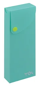 Купить Пенал Yoi, Pastel, выдвижной бирюзовый — Фото №1