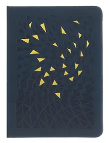 Купить Записная книжка А6 80л кл. "GALLERY. Ночной  (NEW)" иск.кожа с поролоном, термотиснение, ляссе, скругл.углы, инд.уп. — Фото №1