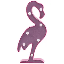 Купить Светильник LED Фламинго (глиттер) (пластик) (32х13) (12-07509-7509-2) — Фото №1