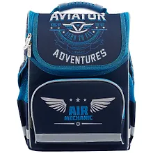 Купить Ранец школьный "AVIATOR" 38*28*16см, модель BASIC. полиэстер — Фото №1