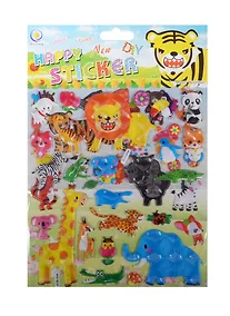 Купить Наклейки Животный мир Happy Sticker (2листа) (11-02002-ZCE) — Фото №1