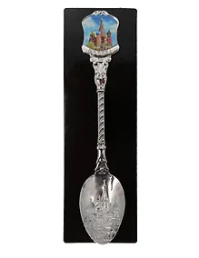 Купить Ложка сувенирная Москва ХВБ (металл, фольга) (цв.серебро) (221CHE-19-18) — Фото №1