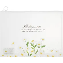 Купить Папка на молнии А4 "Chamomile" с расширением, ассорти — Фото №1