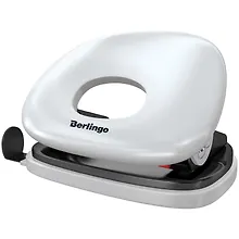 Купить Дырокол 10 листов "Round", пластиковый, Berlingo, белый — Фото №1