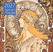 Купить Альфонс Муха. Календарь настенный на 2027 год (300х300 мм) — Фото №1