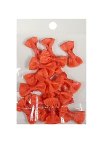 Купить Бантики пришив. из ткани красные (3 см) (20шт) (пакет) (11-01055-QZ-02-7) — Фото №1