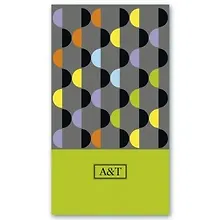 Купить Записная книжка, Телефонная книжка Феникс+ Геометрия 85*129мм, 96стр, алфавитная вырубка, интегральный переплёт — Фото №1