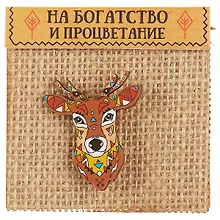 Купить Открытка со значком На богатство и процветание (7 х 7 см) (1737932) (упаковка) — Фото №1